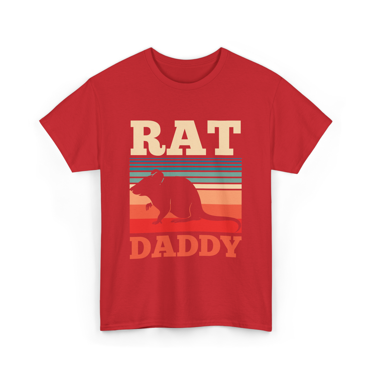 Rat Daddy Animal Lover T-Shirt - Red