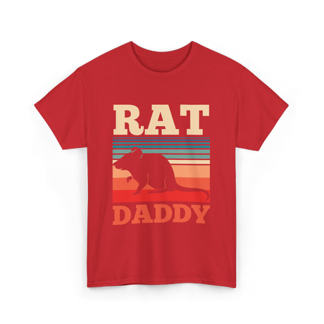 Rat Daddy Animal Lover T-Shirt - Red