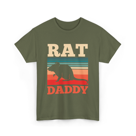 Rat Daddy Animal Lover T-Shirt - Military Green