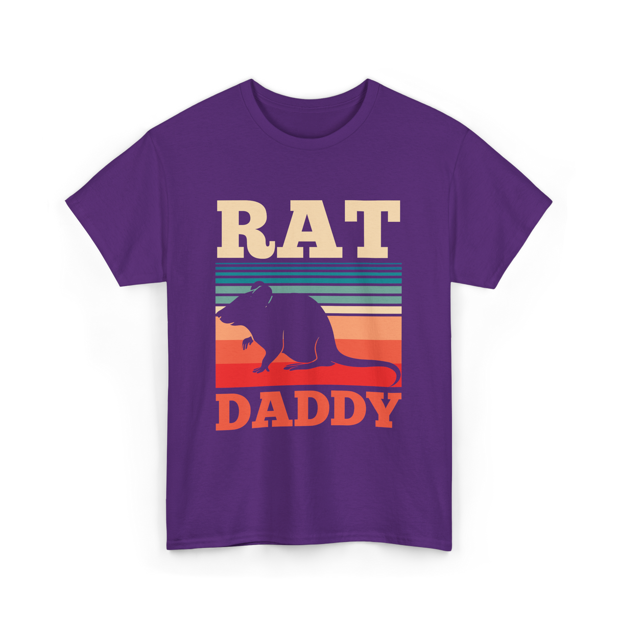 Rat Daddy Animal Lover T-Shirt - Purple