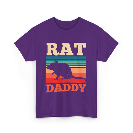 Rat Daddy Animal Lover T-Shirt - Purple