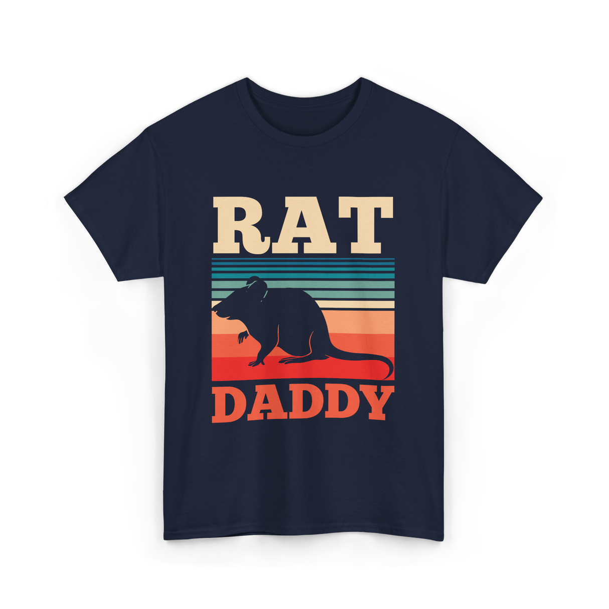 Rat Daddy Animal Lover T-Shirt - Navy