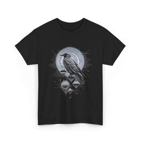 Raven Crow Dark Bird Mysticism T-Shirt - Black