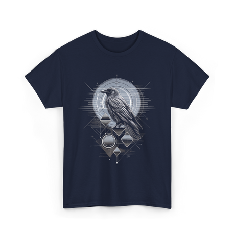 Raven Crow Dark Bird Mysticism T-Shirt - Navy