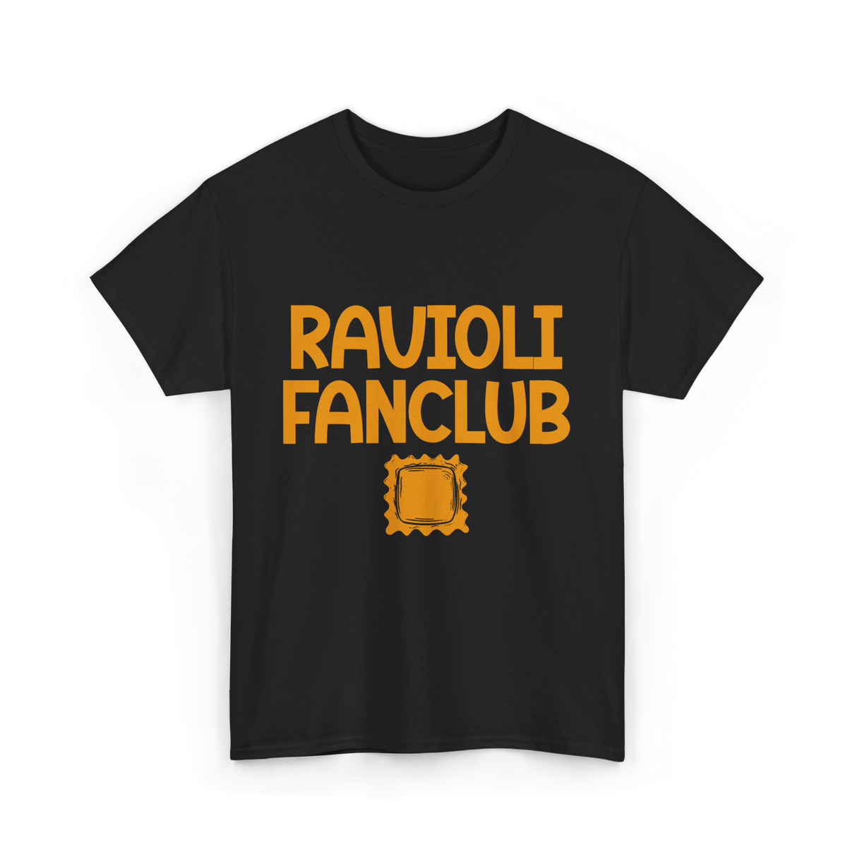 Ravioli Fanclub Ravioli Pasta T-Shirt - Black