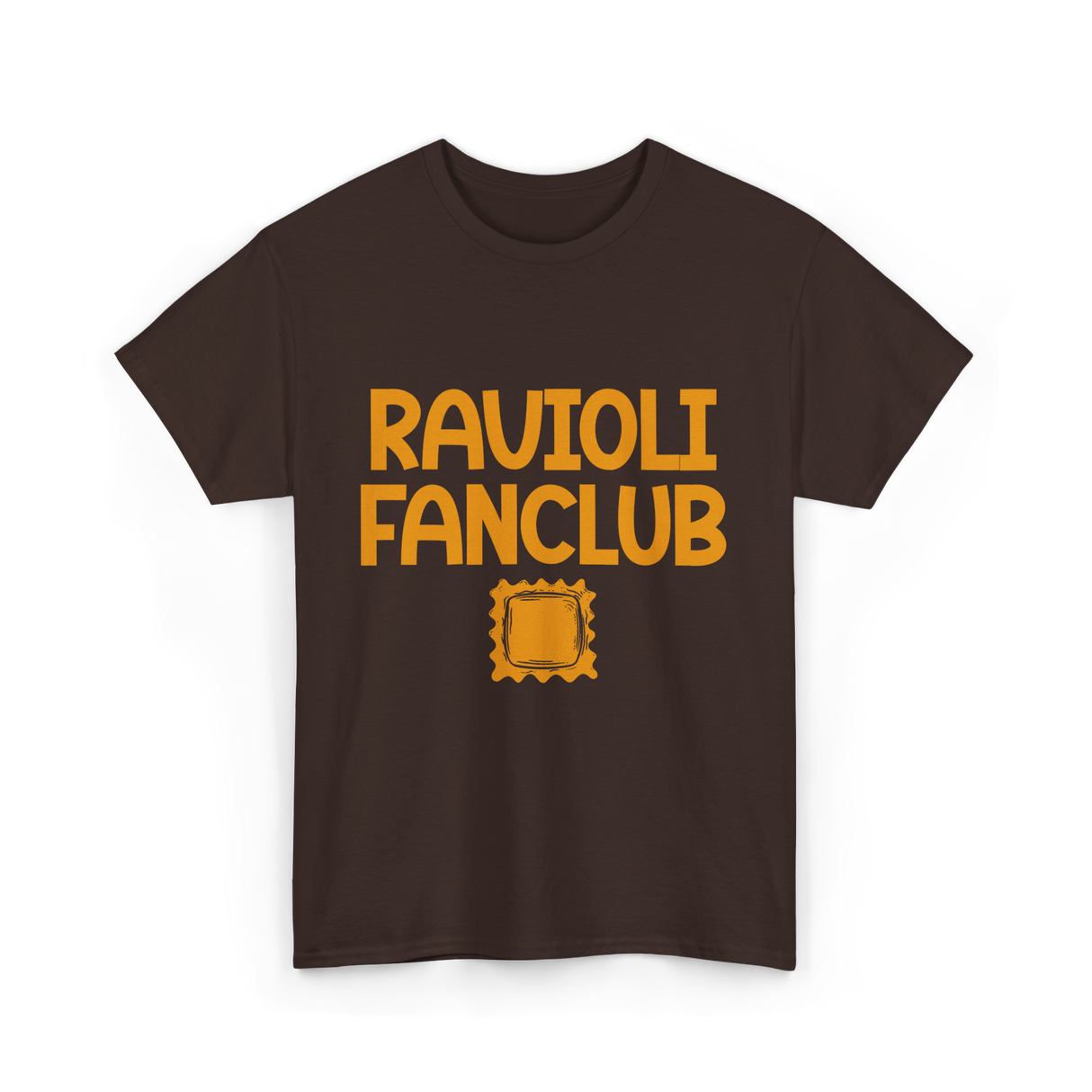 Ravioli Fanclub Ravioli Pasta T-Shirt - Dark Chocolate