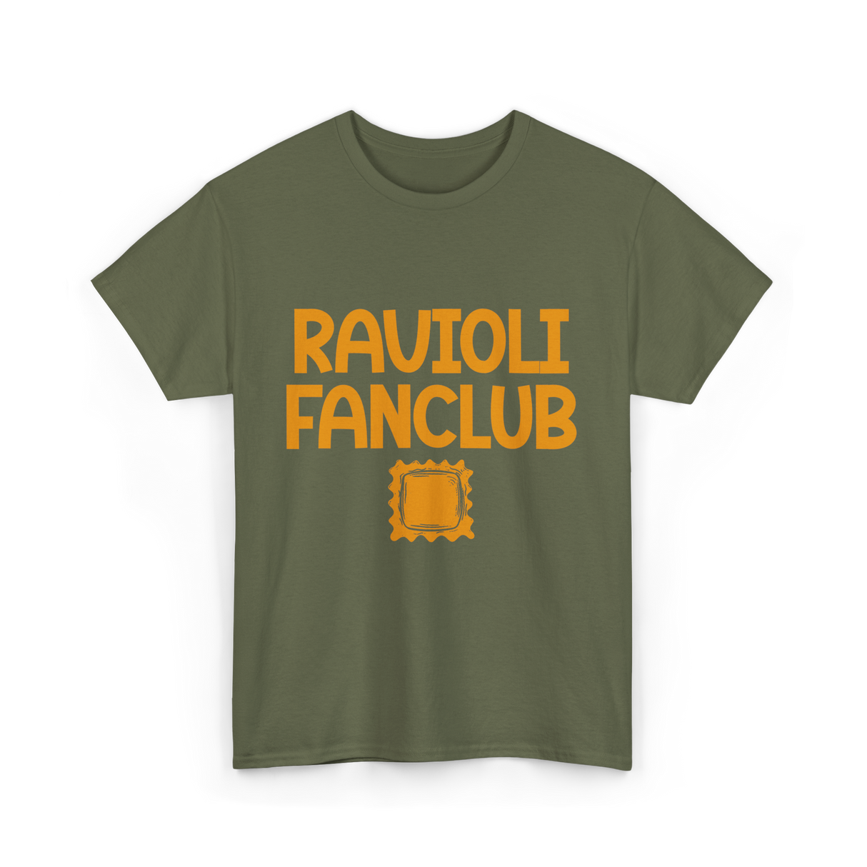 Ravioli Fanclub Ravioli Pasta T-Shirt - Military Green