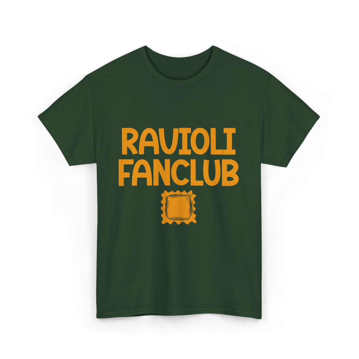 Ravioli Fanclub Ravioli Pasta T-Shirt - Forest Green