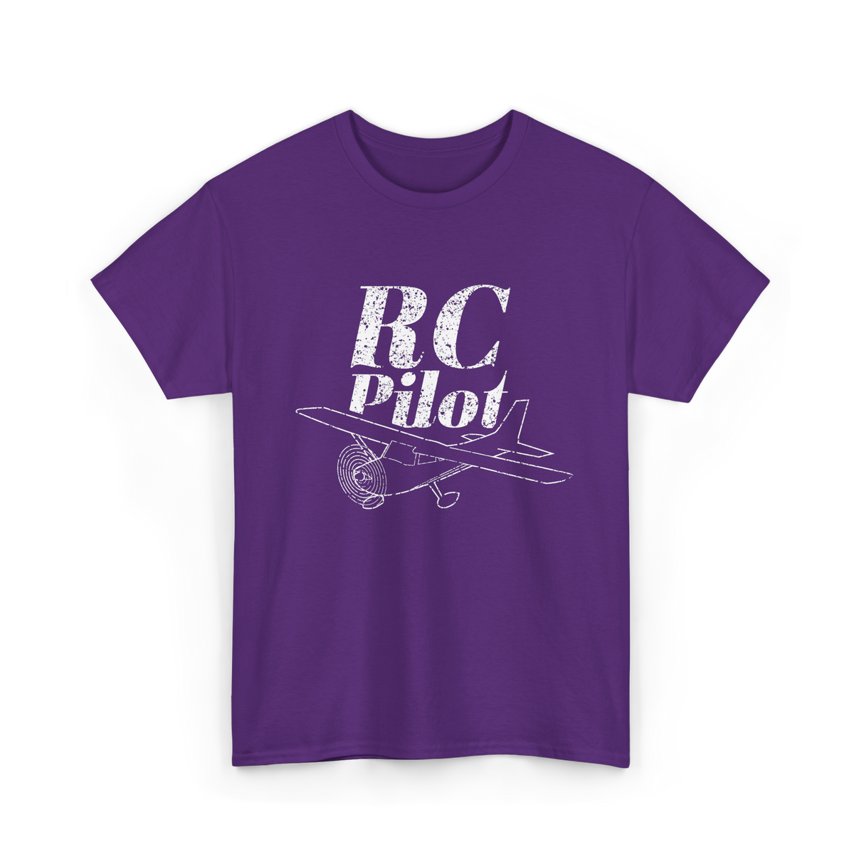 RC Pilot Remote Control Flying T-Shirt - Purple