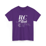 RC Pilot Remote Control Flying T-Shirt - Purple