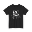 RC Pilot Remote Control Flying T-Shirt - Black