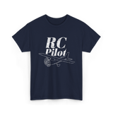 RC Pilot Remote Control Flying T-Shirt - Navy