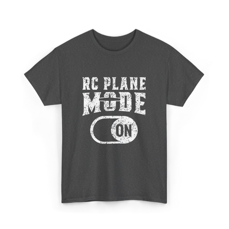 RC Plane Mode On RC Plane T-Shirt - Dark Heather