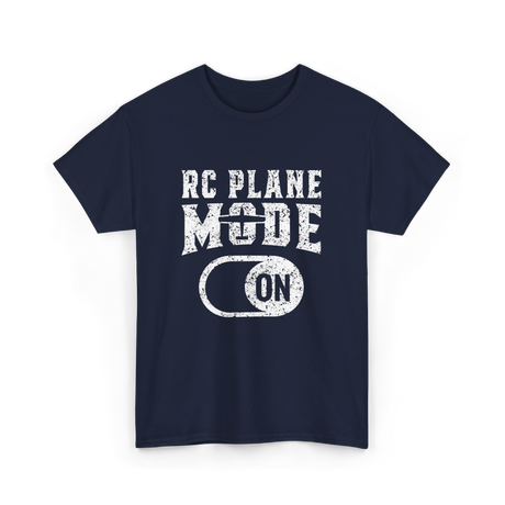 RC Plane Mode On RC Plane T-Shirt - Navy