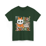 Read More Books Ghost T-Shirt - Forest Green