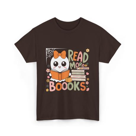 Read More Books Ghost T-Shirt - Dark Chocolate