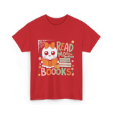 Read More Books Ghost T-Shirt - Red