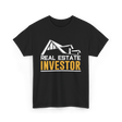 Real Estate Investor Investing T-Shirt - Black