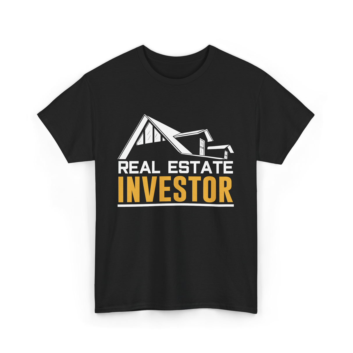 Real Estate Investor Investing T-Shirt - Black