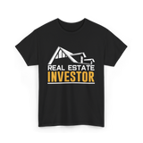 Real Estate Investor Investing T-Shirt - Black