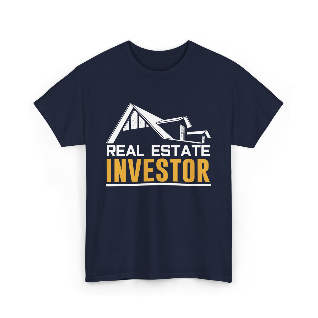 Real Estate Investor Investing T-Shirt - Navy