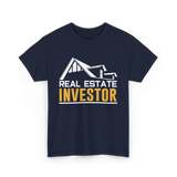 Real Estate Investor Investing T-Shirt - Navy