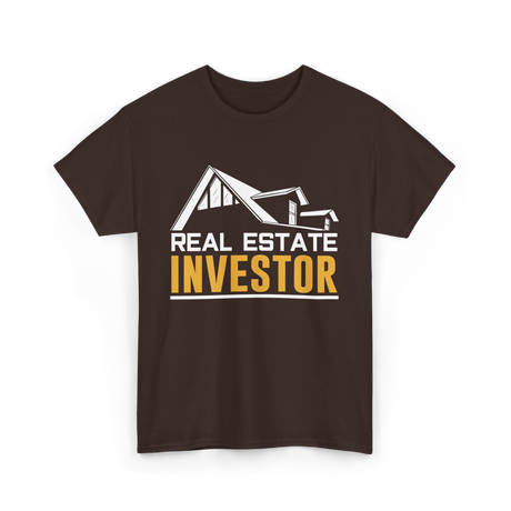 Real Estate Investor Investing T-Shirt - Dark Chocolate