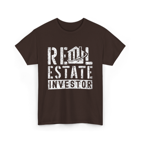 Real Estate Investor Real Estate Investing T-Shirt - Dark Chocolate