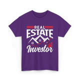 Real Estate Investor T-Shirt - Purple