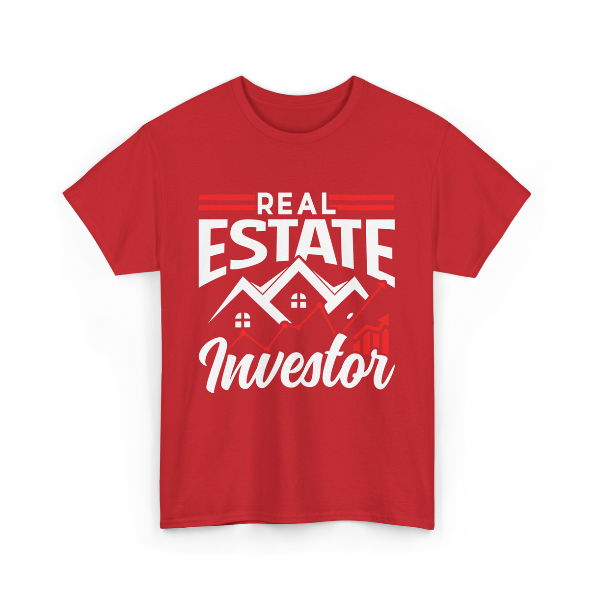 Real Estate Investor T-Shirt - Red