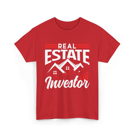 Real Estate Investor T-Shirt - Red