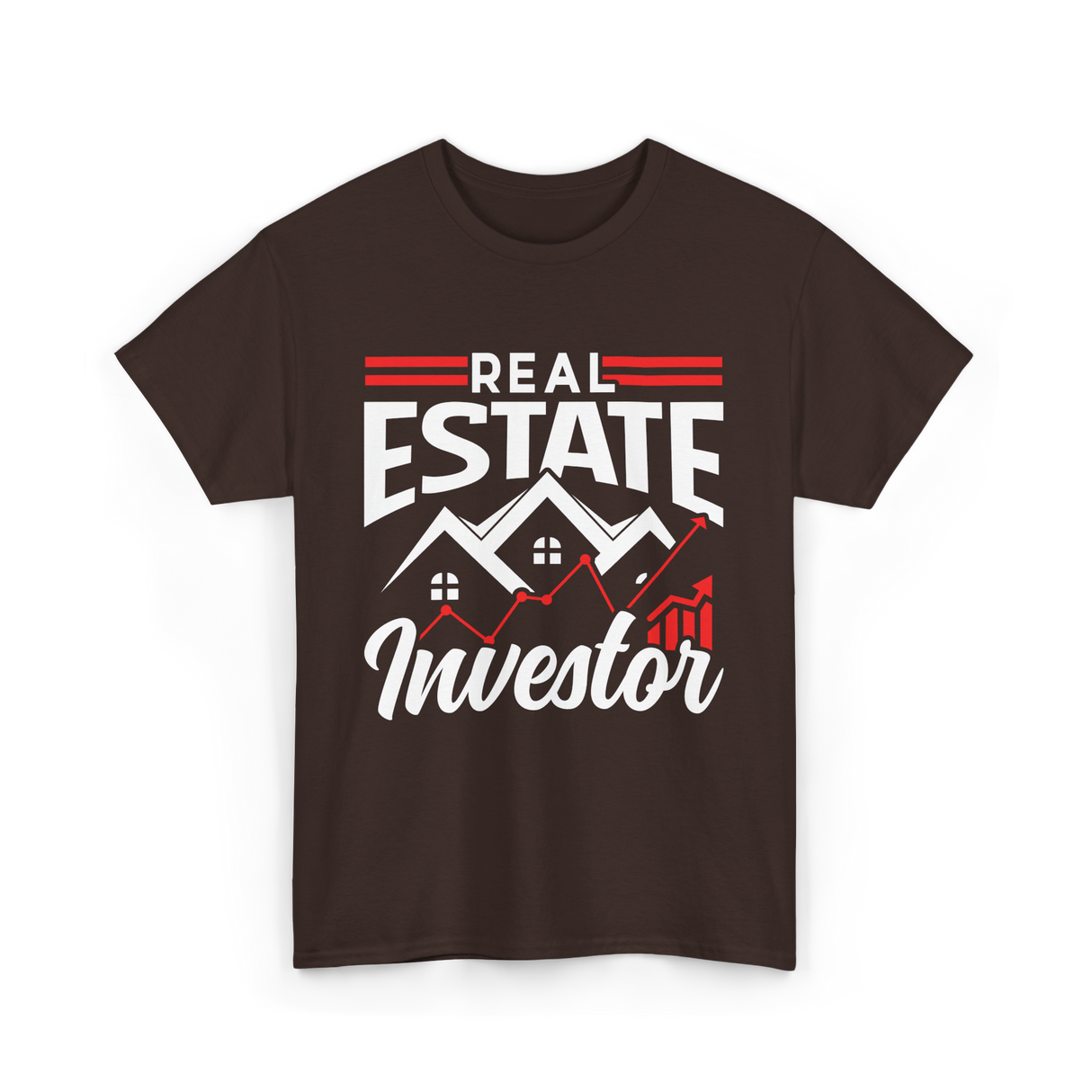 Real Estate Investor T-Shirt - Dark Chocolate