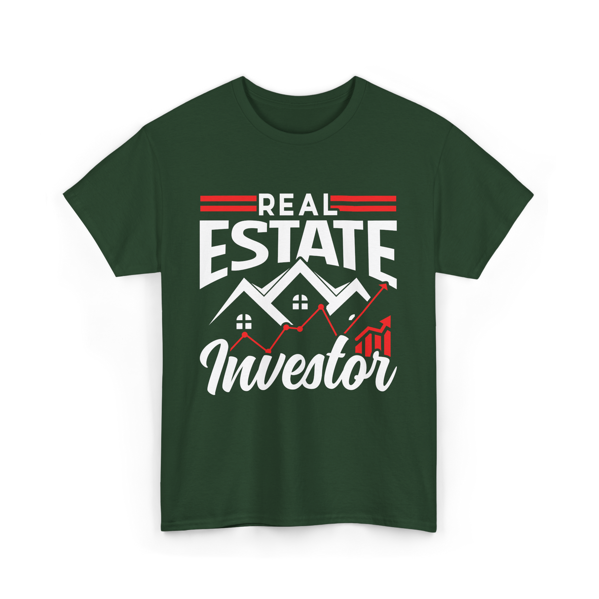 Real Estate Investor T-Shirt - Forest Green