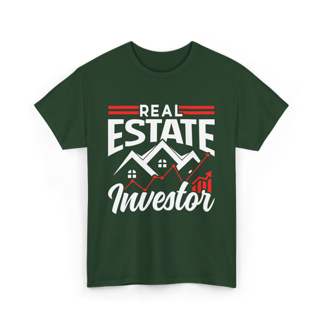 Real Estate Investor T-Shirt - Forest Green