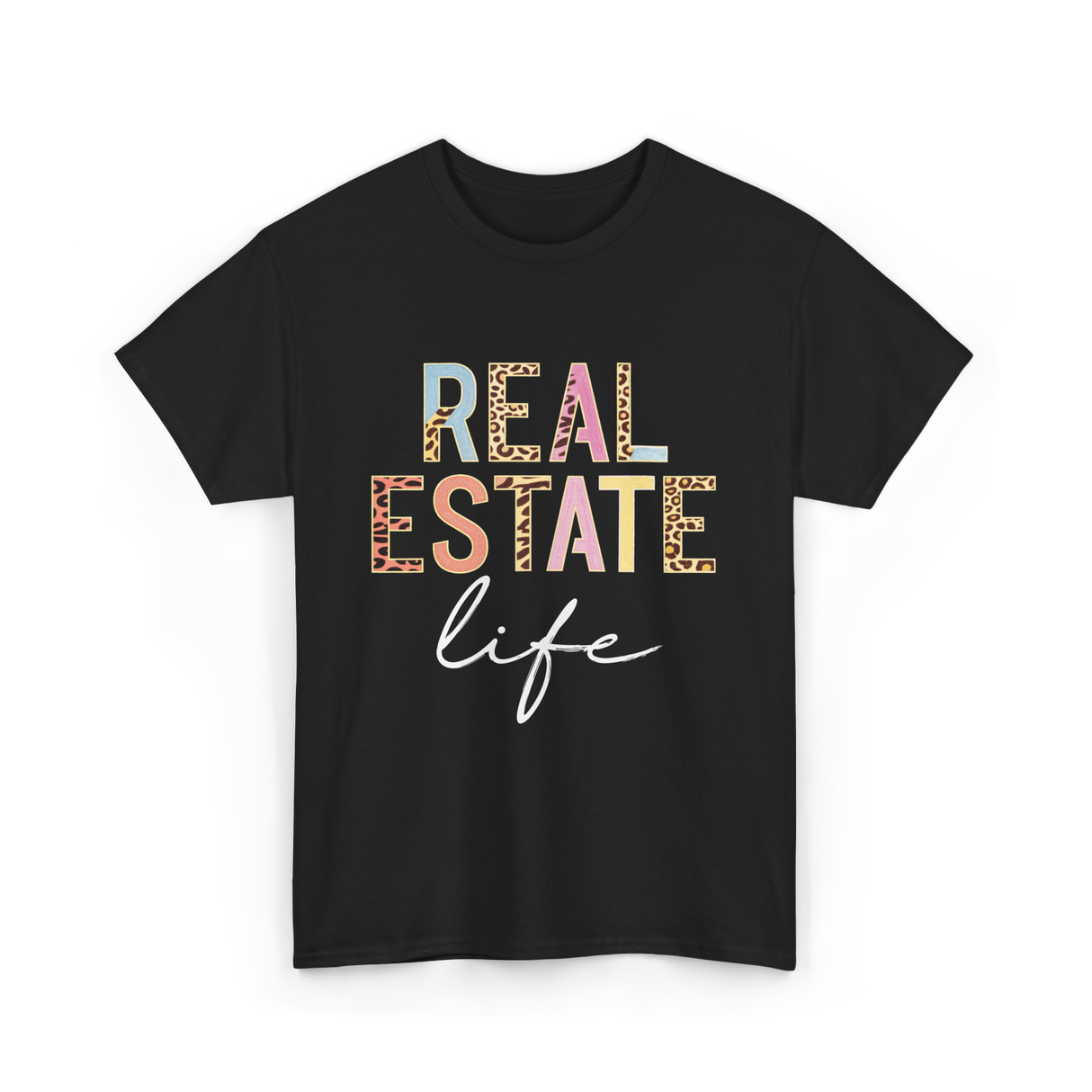 Real Estate Life Realtor Agent T-Shirt - Black