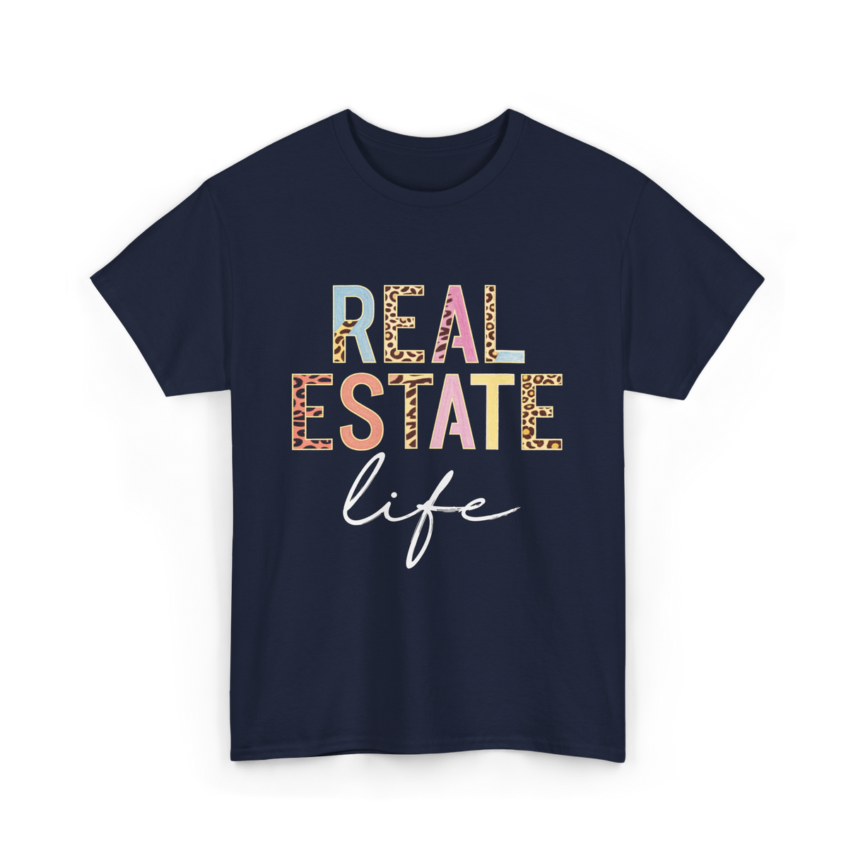 Real Estate Life Realtor Agent T-Shirt - Navy