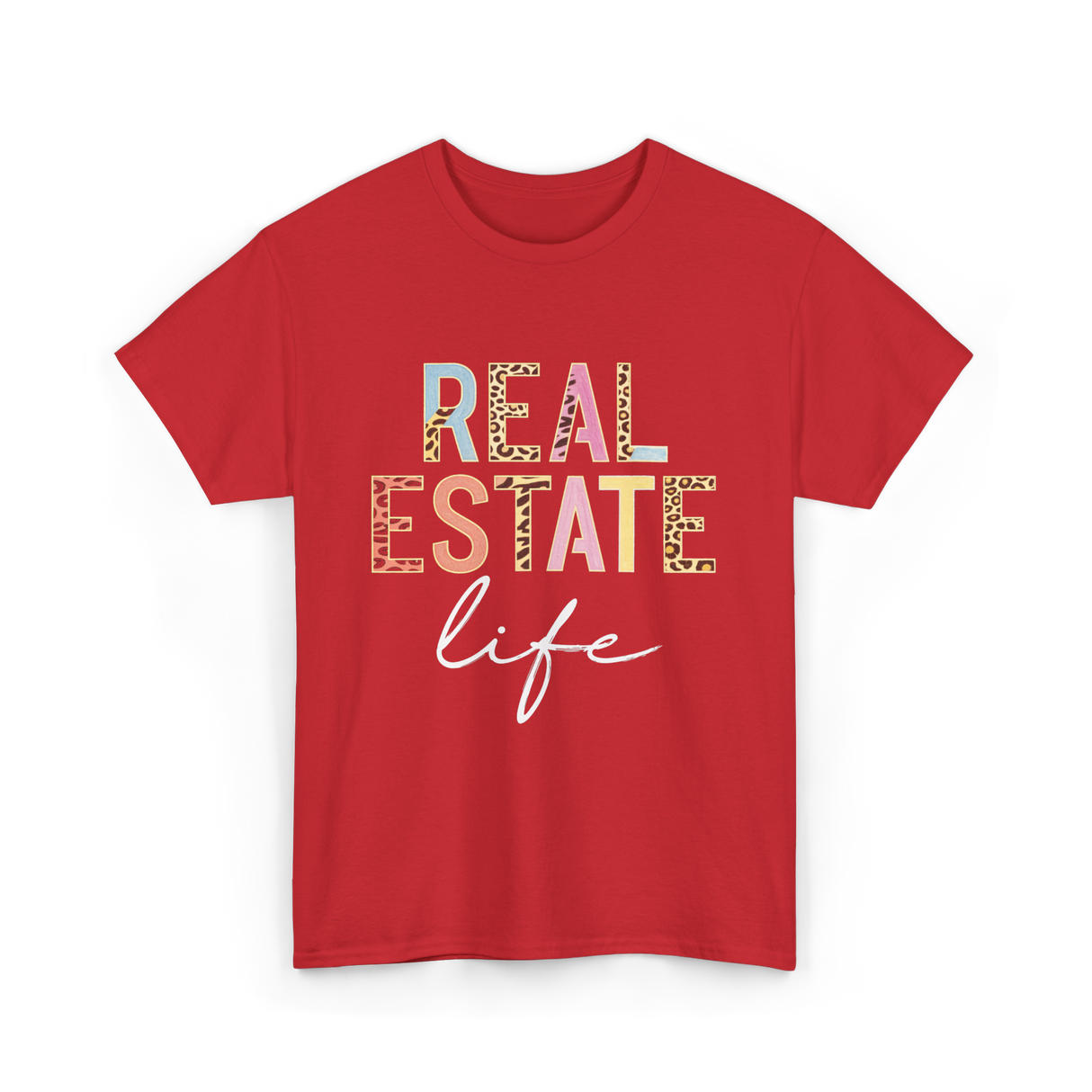 Real Estate Life Realtor Agent T-Shirt - Red