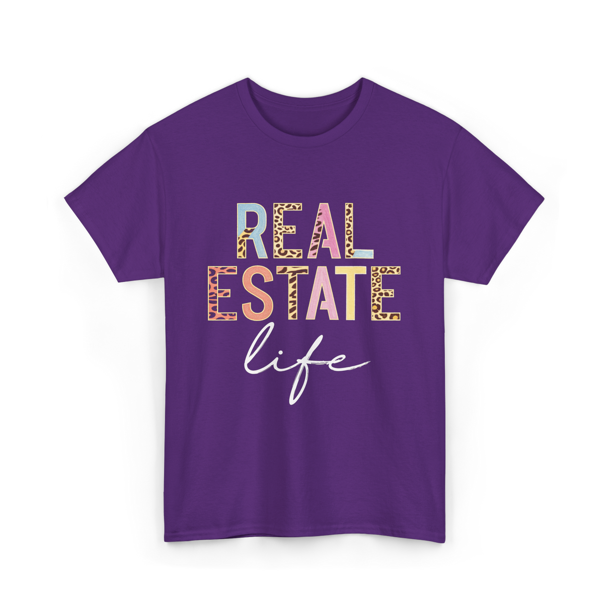 Real Estate Life Realtor Agent T-Shirt - Purple