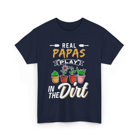 Real Papas Play Gardening Garden T-Shirt - Navy