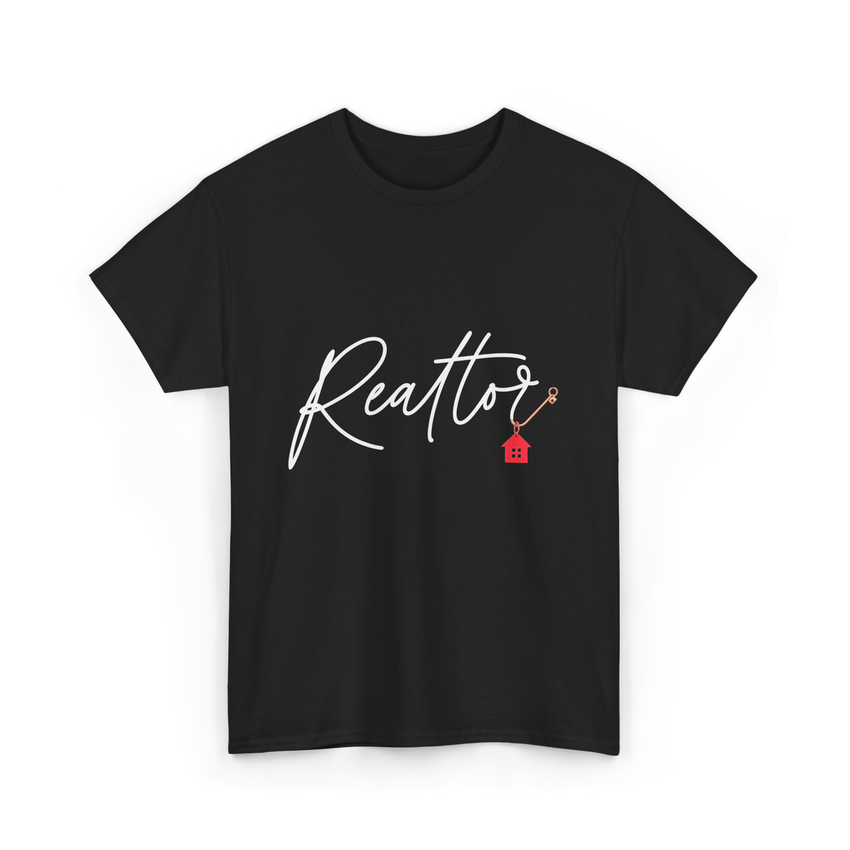 Realtor Home Real Estate T-Shirt - Black