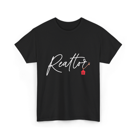 Realtor Home Real Estate T-Shirt - Black