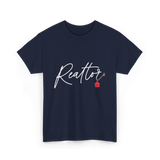 Realtor Home Real Estate T-Shirt - Navy