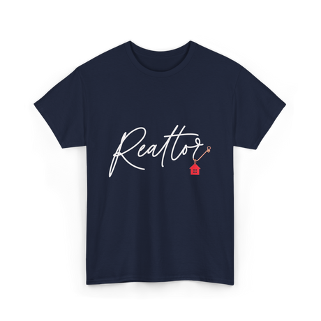 Realtor Home Real Estate T-Shirt - Navy