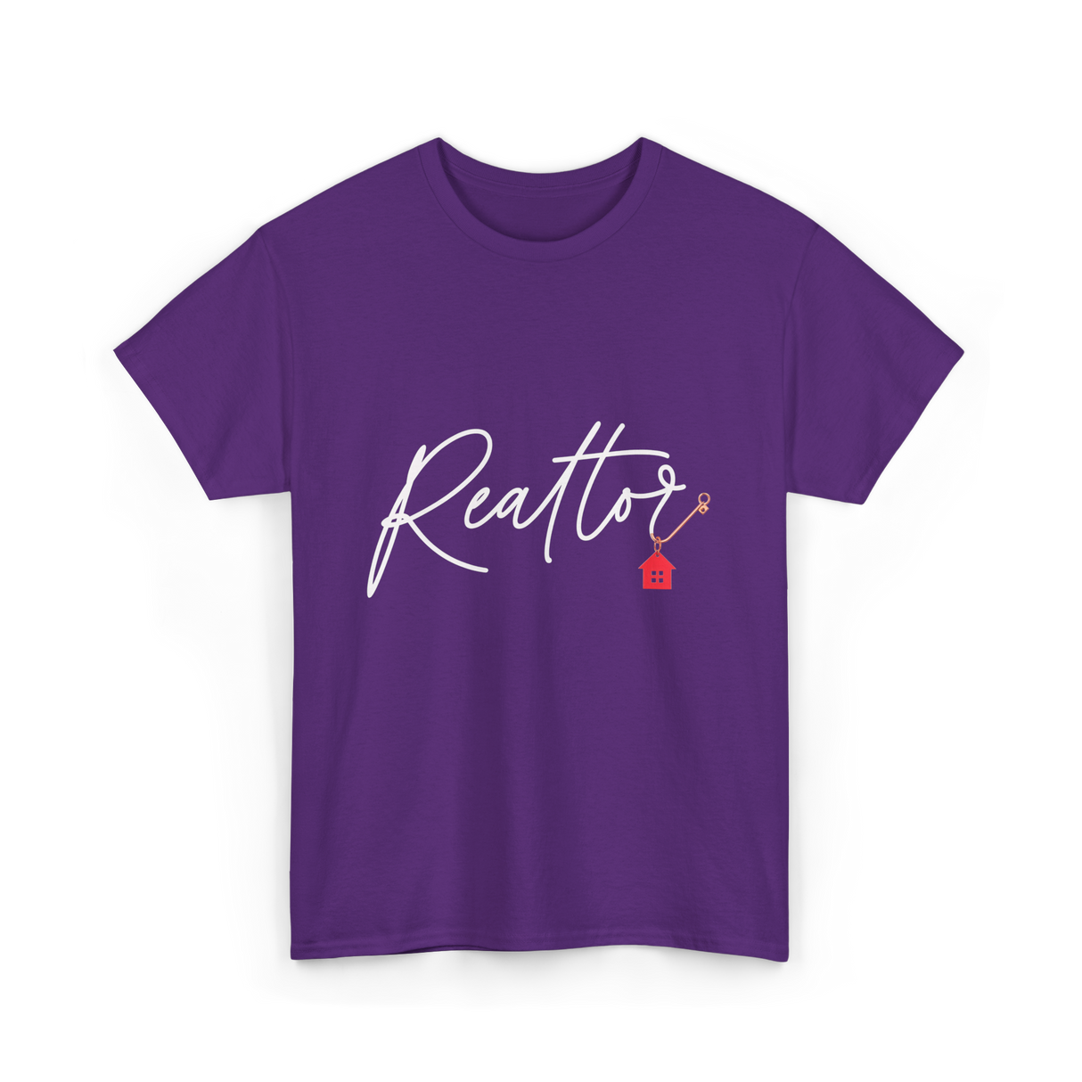 Realtor Home Real Estate T-Shirt - Purple