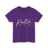 Realtor Home Real Estate T-Shirt - Purple