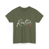 Realtor Home Real Estate T-Shirt - Military Green