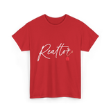 Realtor Home Real Estate T-Shirt - Red