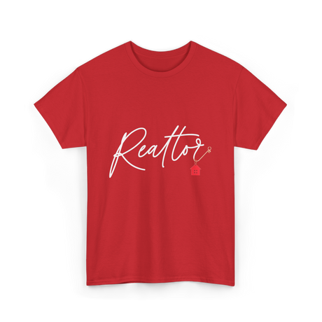 Realtor Home Real Estate T-Shirt - Red