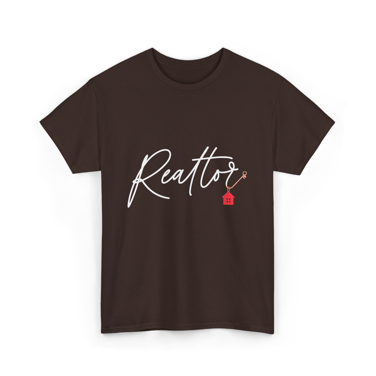 Realtor Home Real Estate T-Shirt - Dark Chocolate