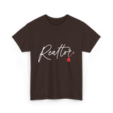 Realtor Home Real Estate T-Shirt - Dark Chocolate